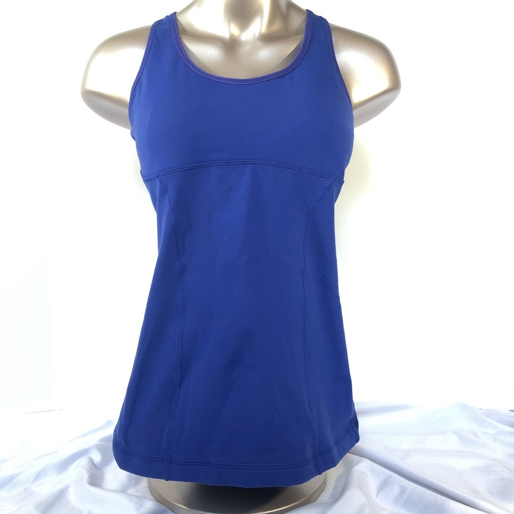 Lucy 2-in-1 Indigo Racerback Fitness Yoga Tank